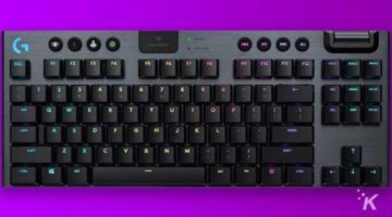 Logitech’s new keyboard is an ultra-thin mechanical option with 135 of days of charge time