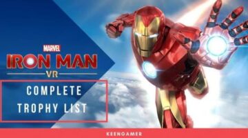 Iron Man VR Complete 100% Trophy List Revealed