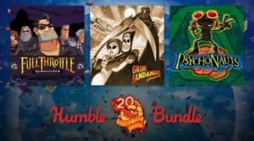 Humble Double Fine 20th Anniversary Bundle includes over 20 games