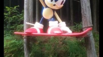 Sonic the Hedgehog Statue in Japan Mysteriously Restored