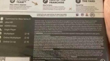 Madden Fan Shares Photo Of Xbox Series X Cover Without ‘Optimized’ Badge