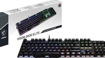 MSI Vigor GK50 Elite Mechanical Keyboard Now Available on Amazon