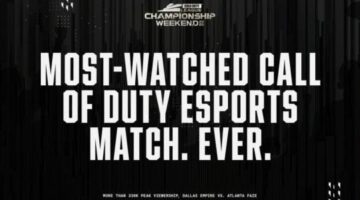 Dallas Empire and Atlanta FaZe Nets Over 330K In Viewers And Sets Record For Call Of Duty: eSports