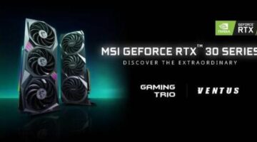 MSI will have a total of 14 different RTX 30 cards