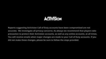 Call Of Duty Data Breach Claims Dismissed By Activision