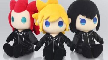 Kingdom Hearts Sea Salt Trio Plushies Now Up for Pre-Order
