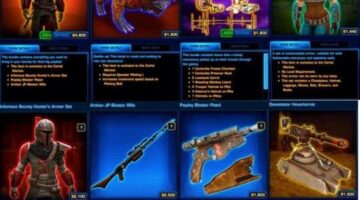 SWTOR Cartel Market Additions: Game Update 6.1.4