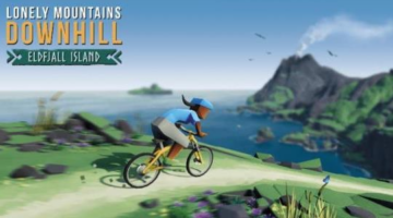 Take on the challenge of Lonely Mountains: Downhill and the volcanic isle of Eldfjall