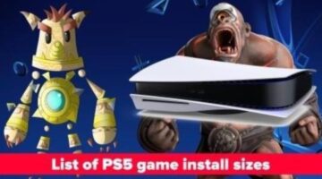 List of PlayStation 5 game install sizes