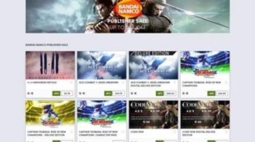 Bandai Namco Sale live at Humble Store