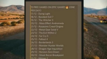Epic Games Free Games Leak December 2020: 15 Days of Freebies and How to Get Them