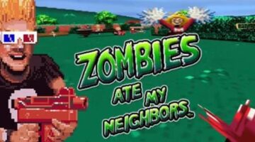 The moment when “Zombies Ate My Neighbors” goes full FPS and VR mode with the help of GZdoom