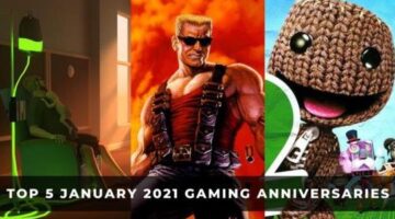 Top 5 January 2021 Gaming Anniversaries