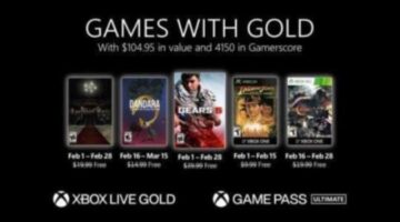 New Games with Gold for February 2021 Featuring Gears 5 and More