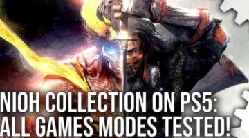 Nioh Collection PS5 vs PS4 Pro + 4K, Quality, 120Hz Modes Tested on Both Games
