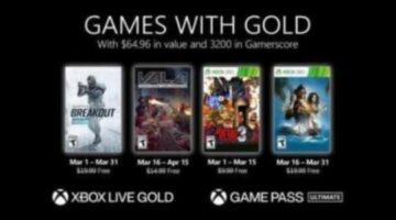 New Games with Gold for March 2021