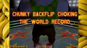 Chunky Backflip Choking The World Record (In Donkey Kong 64)
