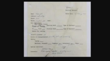Steve Jobs’ job application has been auctioned for GBP 162,000
