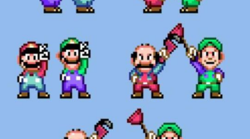 Sprite Art Reimagines Super Mario World Mario and Luigi as Their 1993 Movie Counterparts
