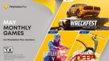 PlayStation Plus games for May: Battlefield V, Stranded Deep, Wreckfest: Drive Hard. Die Last.