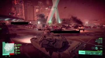 Battlefield 6 in the first shots of the game. Alpha test material is leaking