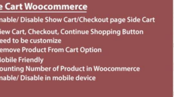 Side Cart For Woocommerce