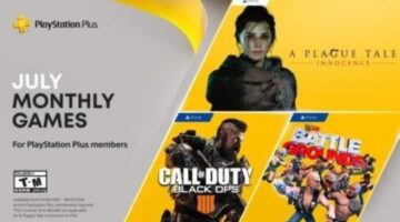PS+ games for July: Call of Duty: Black Ops 4, WWE 2K Battlegrounds, A Plague Tale: Innocence