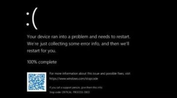 In Windows 11, Microsoft has turned the Blue Screen of Death black
