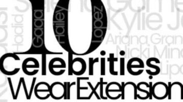 10 female celebrities who wear hair extensions
