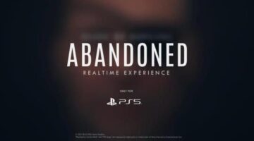 Abandoned: The character hidden behind the title looks like Solidus from Metal Gear Solid