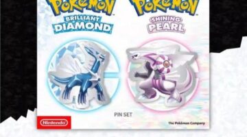 Pokemon Brilliant Diamond and Pokemon Shining Pearl Double Pack pre-order bonus at GameStop