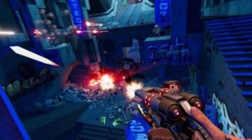 Turbo Overkill is a chainsaw leg-sliding FPS coming next year