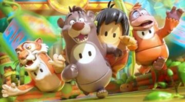 Mowgli, Shere Khan, Baloo, and King Louie swings into Fall Guys