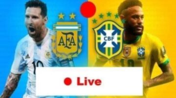 Brazil vs Argentina Live Football World Cup Qualification Match Streaming