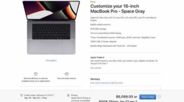 Apple’s top-of-the-line MacBook Pro with the new M1 Max chip will set you back a ridiculous $6K