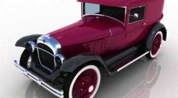 Vintage Car 3D Model – Free C4D Models