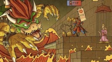 Artist Reimagines Classic Mario Characters Using Japanese Mythology