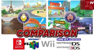 Mario Kart 8 Deluxe – Booster Course: Wave 1 COMPARISON (Switch vs Wii, N64, GBA, DS, 3DS)
