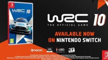 NACON and KT Racing’s “WRC 10” is now available for the Nintendo Switch