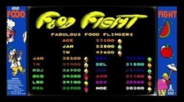 Food Fight Retro Arcade vs Atari 7800
