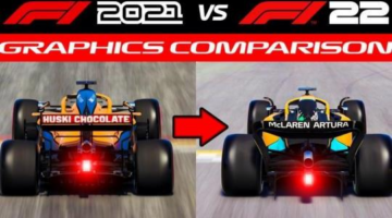 Here’s how F1 22 looks compared to F1 2021