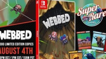 “Webbed” is getting a physical release for the Nintendo Switch on August 4th, 2022