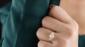 Cluster Engagement Ring