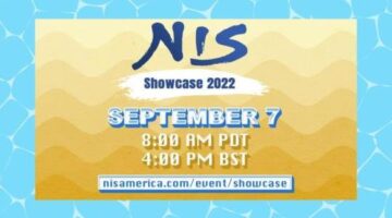 NIS America Showcase 2022 set for September 7 featuring four new game announcements