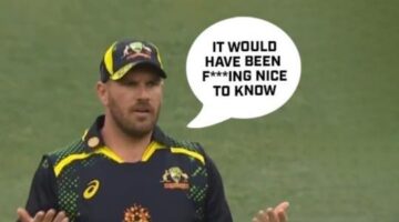 AUS vs ENG: Aaron Finch reprimanded for breaching ICC Code