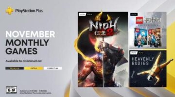 PlayStation Plus Monthly Games for November: Nioh 2, Lego Harry Potter Collection, Heavenly Bodies