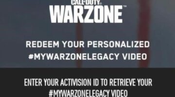 You can redeem your personal Warzone Legacy video now