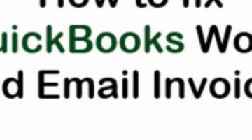 QuickBooks Email Invoices Not Working (1 link)