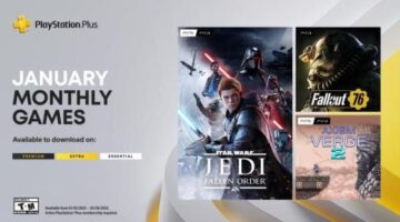 PlayStation Plus Monthly Games for January: Star Wars Jedi: Fallen Order, Fallout 76, Axiom Verge 2