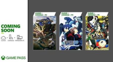 Coming to Xbox Game Pass: Monster Hunter Rise, Persona 3 Portable, and Persona 4 Golden
